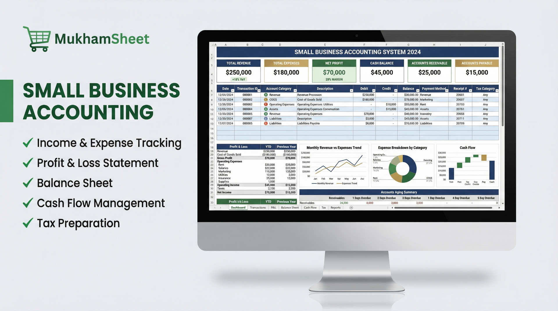 Cash Flow Management Sheet